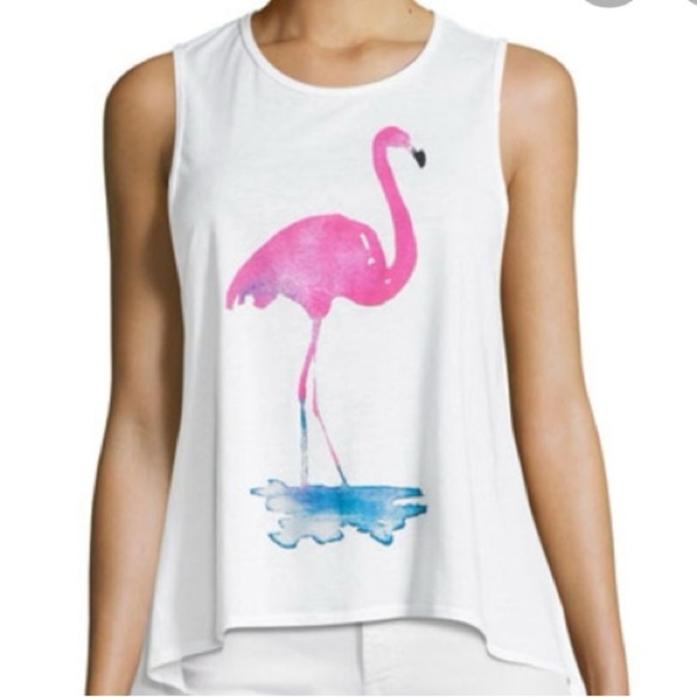 CHASER | Flamingo Watercolor Tank